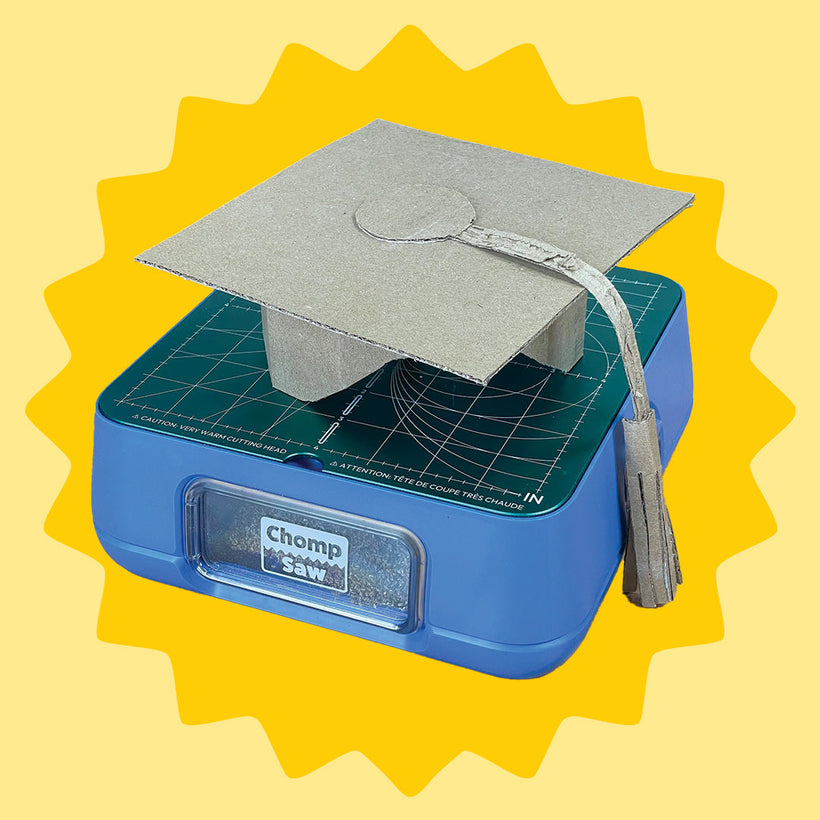 Free Pattern! Cardboard Grad Cap