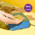 Child using the ChompSaw kids power tool, winner of the 2026 TOTY Creative Toy of the Year Award.