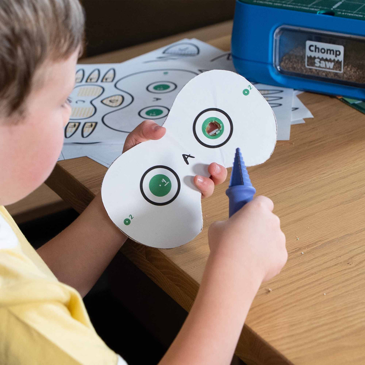 Cardboard Hole Punch Tool