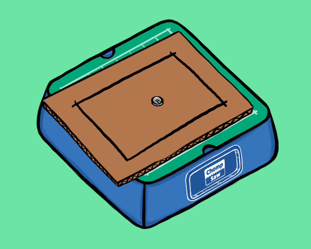 4. Place the hole