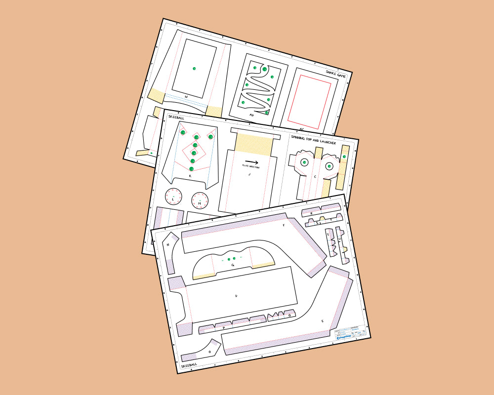 1. Grab your Skee Ball pattern