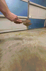 Demonstration of spinning top toy made on the ChompSaw cardbaord cutting power tool by ChompShop