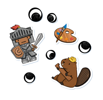 Googly eyes & stickers