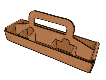 Cardboard toolbox